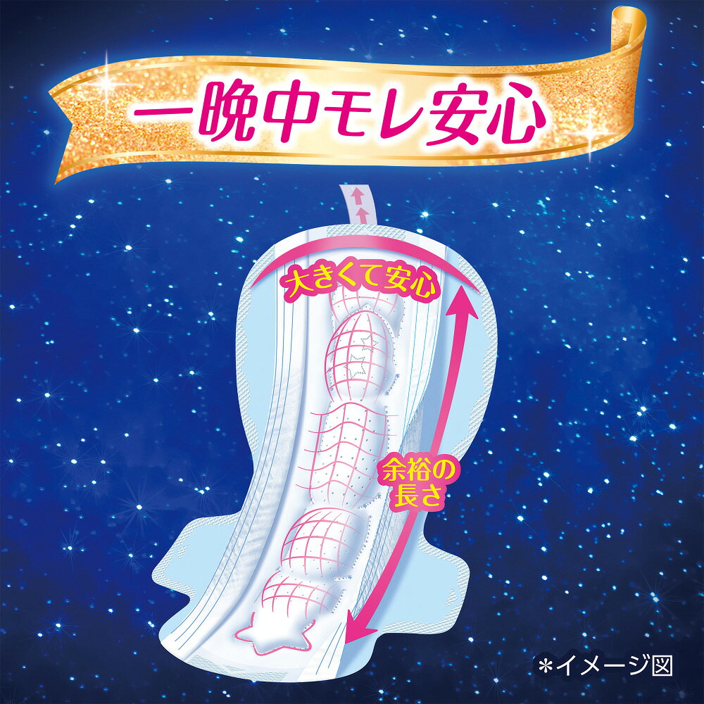 【8/18(火)限定★3%OFFクーポン配布中！】ソフィ 超熟睡360 特に多い夜用 羽つき (20コ入*8袋セット)まとめ買い 生理用ナプキン 生理ナプキン 生理用品 女性用品 ユニチャーム unisololife-10000157 ユニソロ 日用品 楽天市場店 サンプル画像2