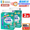 \6月1日★300円OFFクーポン/ライフリー パンツタイプ うす型軽快パンツ L(30枚*2袋セット)2回吸収 大人用おむつ 紙パンツ 紙おむつ 介護用品 は...