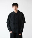 yPOINT2{zyDISCOVERED fBXJo[hz@LANA WOOL S/S CHINA SHIRTS(2F)