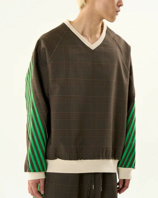 Rakuten - 【POINT2倍】【DISCOVERED ディスカバード】CHECK BONDING LINE PULLOVER