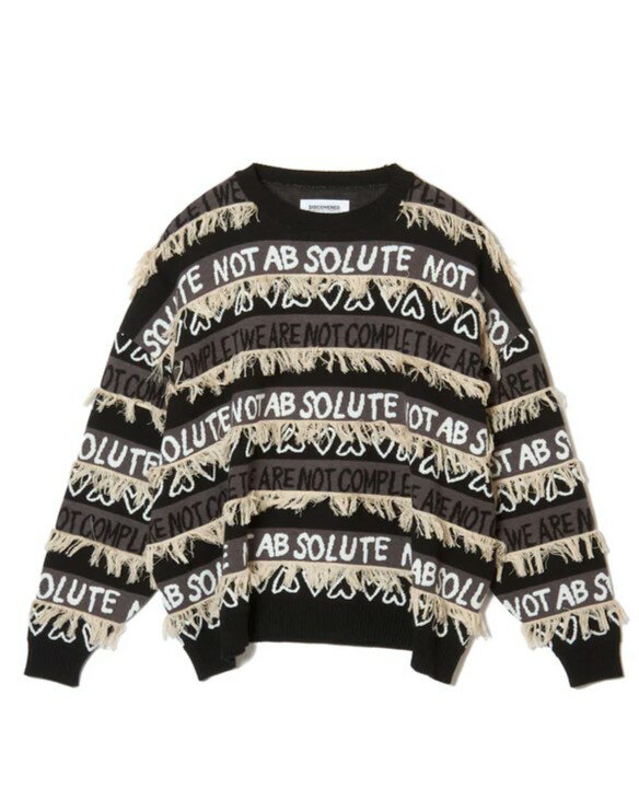 【POINT2倍】【DISCOVERED ディスカバード】CRAZY BORDER KNIT