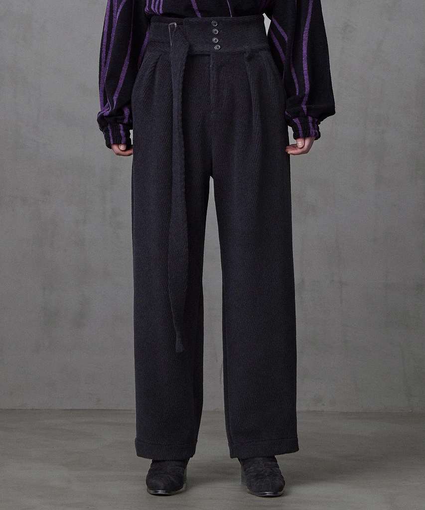 yPOINT2{zySHAREEFV[tz ANGORA MELTON WIDE PANTS/23712015(2Fj(pc/BOTTOMS/23AW)