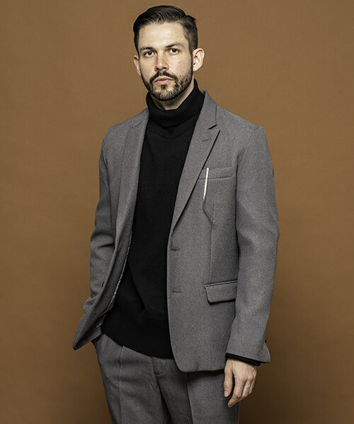 【先行予約 9月納期】【MR.OLIVEミスターオリーブ】(グレー)RETORO POLYESTER TWILL / 2B SEMI PEAKED LAPEL JACKET M-18101(5色)(レトロポリエステルツイル/2ボタンセミピークドラペルジャケット/SET UP/セットアップ/OUTER/アウター/2021AW)