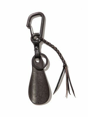 【MR.OLIVEミスターオリーブ】POLISHED STEER LEATHER / BRASS SHOE HORN KEY RING ME361(3色)(ポリッシュドスティールレザー/ブラスシューホーンキーリング/E.O.I)