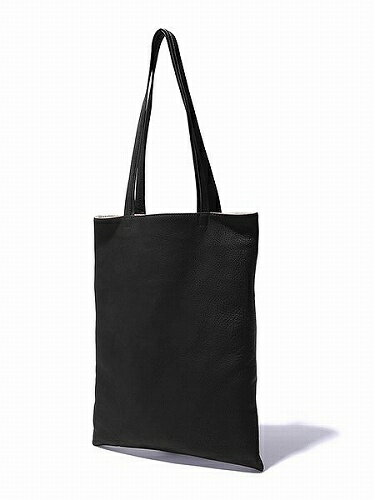  WATERPROOF WASHABLE LEATHER FLAT TOTE BAG(LARGE) ME637(2色)(ウォータープルーフウォッシャブルレザー/フラットトートバッグ/E.O.I)