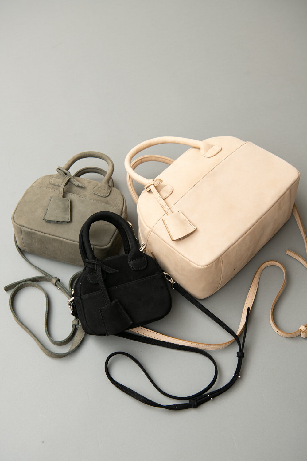 楽天UNIT【POINT2倍】【Rich I/リッチアイ】【Rich I/リッチアイ】N.DOME [NUBUCK LEATHER BOSTON BAG・NANO] Rich I-06-B-11（21）（BAG/バック/shirts/Mens/UNISEX/2024AW）