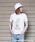 （POINT2.倍）【TMTティーエムティー】 VINTAGE SLUB JERSEY S/SL TEE (BABY JANIS)／WHITE/イエロー/チャコール/ (JIMI HENDRIX)/2色)(TEE)TCSS2205