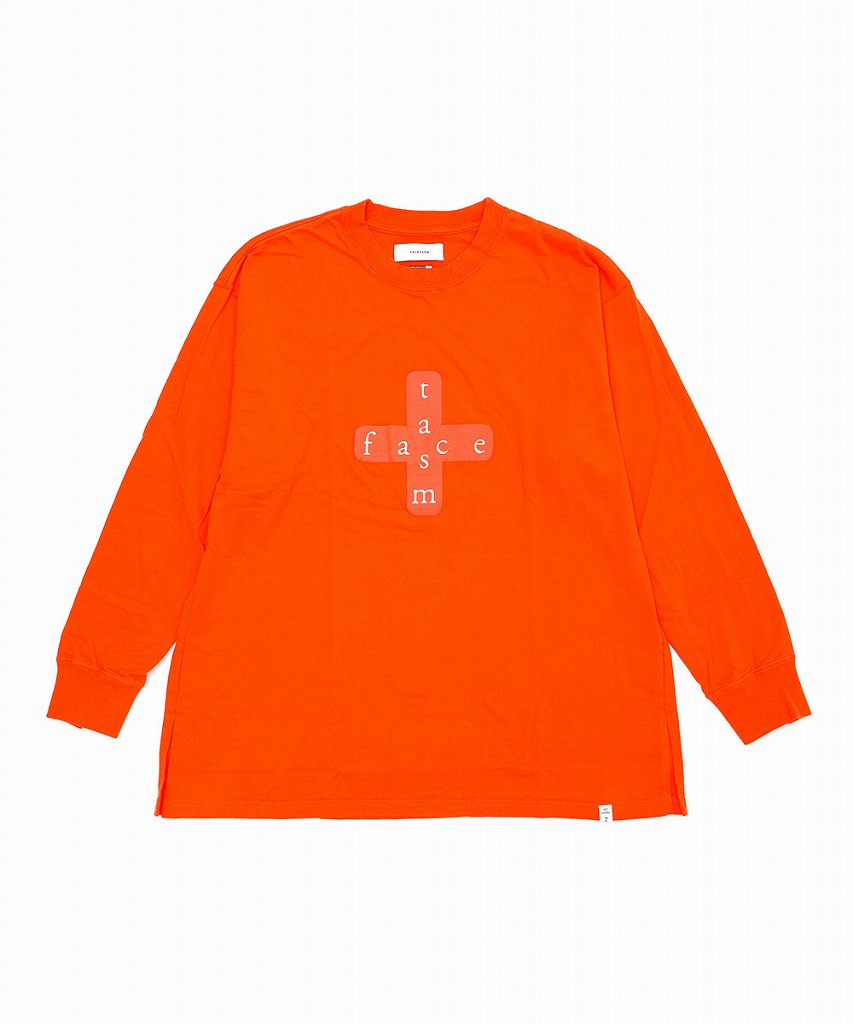 【POINT2倍】【FACETASM ファセッタズム】CROSS LOGO LONG SLEEVE TEE（5色）(T-SHIRTS/T-シャツ/TOPS/トップス/UNISEX/2023FW)