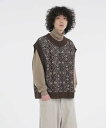 5G FAIR ISLE JQ KNIT VEST (2色)(5Gフェアアイルジャガードニットベスト/knit/ニットベスト/SWEATER/セーター/2022AW)