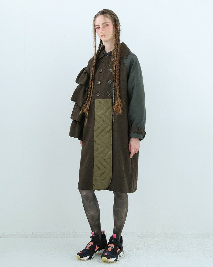 Rakuten - 【POINT3倍】【26AW 先行受注】【BEDSIDEDRAMAベッドサイドドラマ】Dreamin' Mix Wide Coat (BSD26AW-01)(2色）(/lady's/レディース/UNISEX/ユニセックス/26AW