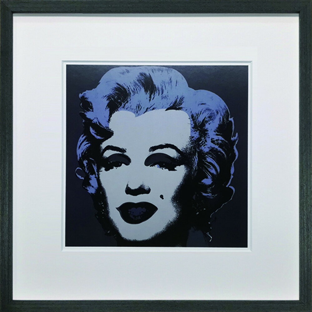 アンディ ウォーホール インテリアアート Andy Warhol POP ART Marilyn Monroe 1967 black 美工社 IAW-62102 壁掛け 額付き インテリア