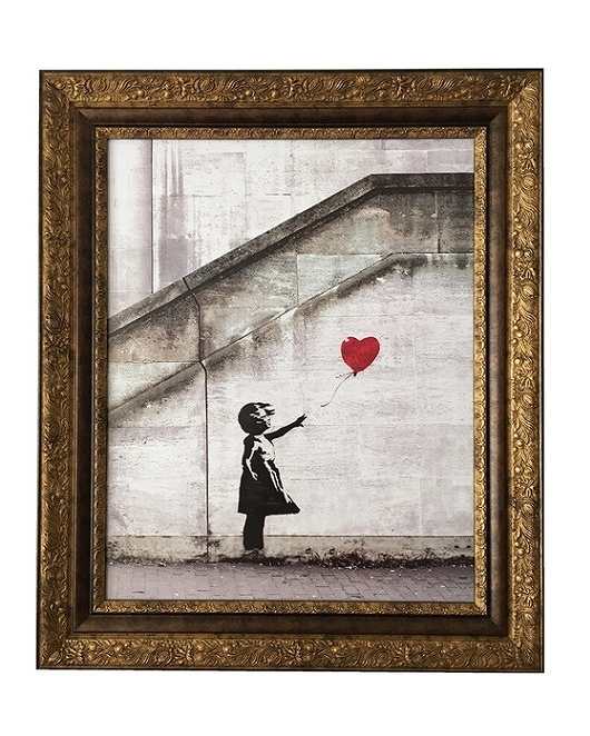 Rakuten - Banksy アートフレーム バンクシー Love is in the Bin Limited Edition 美工社 IBA-62203 壁掛け 額付き