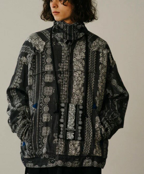 yPOINT2{zyFACETASM t@Zb^YzORIGINAL BANDANA PRINT SHURUNKEN JACKET(AE^[/WPbg/nClbN/gbvX/UNISEX/23aw)