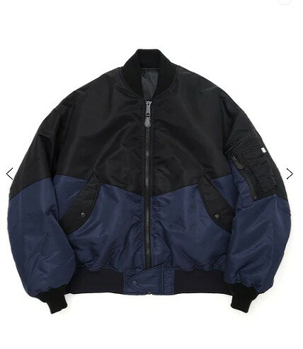 【POINT2倍】【FACETASM ファセッタズム】FACETASM×AVIREX PATCHED MA-1 JACKET(スタジャン/アウター/UNISEX/23aw)