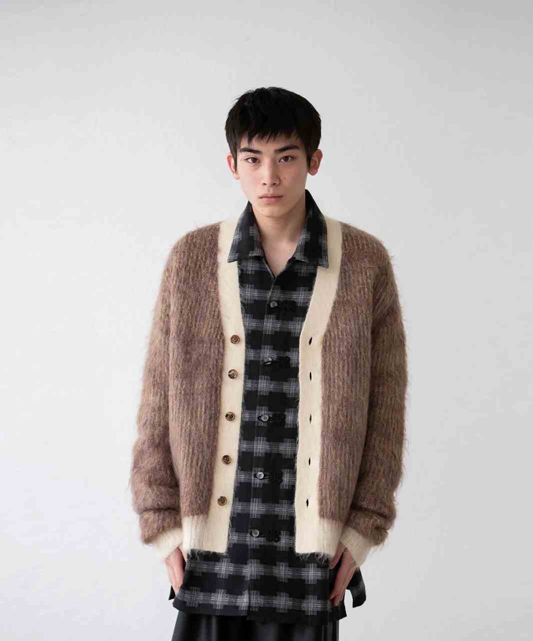 【POINT2倍】【DISCOVERED ディスカバード】　SHAGGY KNIT CARDIGAN(2色)のサムネイル