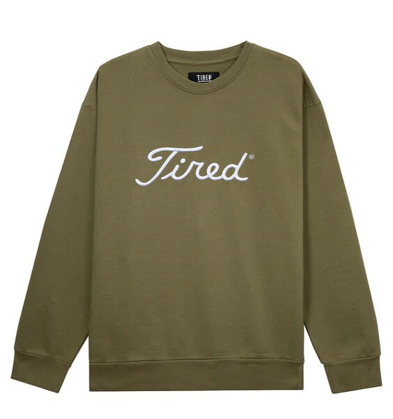 yTIRED^CA[hz GOLF CREWNECK FLEECE (ORGANIC)i3Fj(FLEECE/XEFbg/PARRA//2023SS)