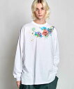 yPOINT2{zyrehacerAZz Botanical Stole Wide L/S 01222000043(2F)(vI[o[/OUTER/AE^[)