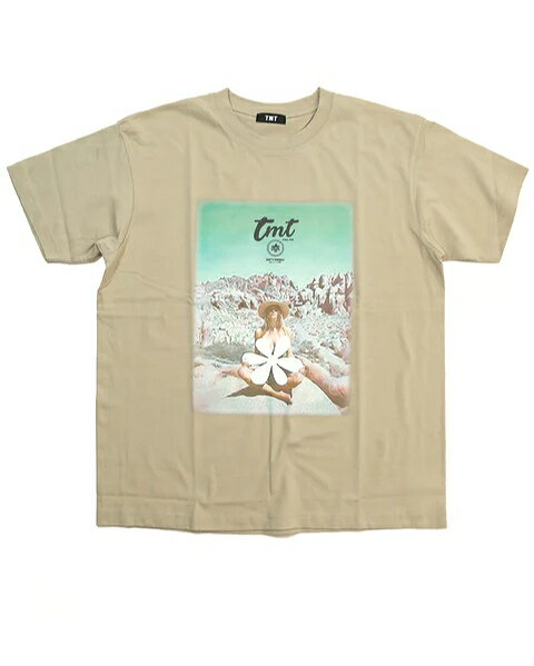 楽天UNIT【POINT2倍】【TMTティーエムティー】ORGANIC COTTON JERSEY S/SL TEE（LOVE&PEACE） TCSS23SP07 （2色）（Tシャツ/T-shirts/MENS/2023SS）