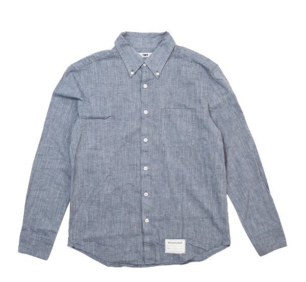 ■【POINT2倍】【TMTティーエムティー】COTTON LINEN CHAMBRAY SHIRTS(4色)(シャンブレーシャツ/シャツ/2024SS)