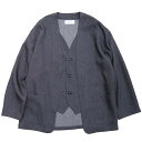 【POINT2倍】【quolt クオルト】901T-1477 MELANGE VEST-JACKET / INDIGO(コート/アウター/KNIT/T-SHIR...