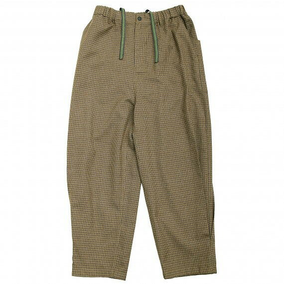 yPOINT2{zyquolt NIgz901T-1560 EXO-CHECK PANTS / YELLOW-BROWN(PANTS/pc/KNIT/T-SHIRTS/23AW)