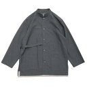 【POINT2倍】【quolt クオルト】901T-1622 MAO-COLLAR JACKET / BLACK(SHIRTS/シャツ/コート/アウター/KNI...