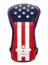 【TMTティーエムティー】 U.S.FLAG ENAMEL LETHER HEAD COVER (FOR DRIVER) TACF20CL01(星条旗エナメルレザー/TMTクラシック/TMT CLASSIC/GOLF/ゴルフ/GOODS/小物/アメリカ)