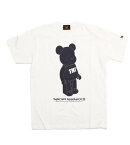 【TMTティーエムティー】BE@RBRICK×TMT HEAVY JERSEY S/SL TEE(DANCING BE@RBRICK2)／BLACK(ベアブリック×TMTアメリカンジャージーTシャツ/Tシャツ/カットソー/メディコムトイ)