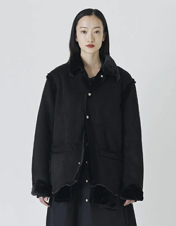 楽天UNIT【新春SALE!!】【DIET BUTCHER ダイエットブッチャー】Ecopel sheepskin blouson（2色）（ムートンブルゾン/ブルゾン/アウター/OUTER/23AW）