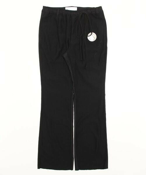 【SALE!!】【DIET BUTCHER ダイエットブッチャー】Docking flared trousers（DB82283001）(2色)（レザーパンツ/エコレザー/パンツ/ジャケット/アウター/OUTER/23AW)