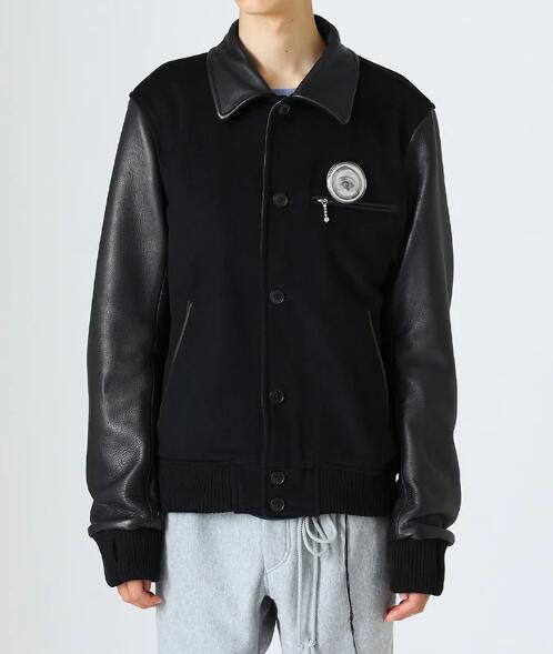 楽天UNIT【新春SALE!!】【DIET BUTCHER ダイエットブッチャー】Varsity jacket （2色）（バーシティジャケット/ジャケット/アウター/OUTER/23AW）