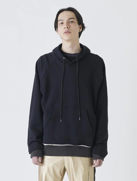 楽天UNIT【新春SALE!!】【DIET BUTCHER ダイエットブッチャー】DIET BUTCHER Layered hoodie（2色）（フーディー/プルオーバー/アウター/OUTER/23AW）