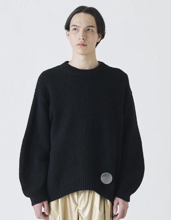 楽天UNIT【新春SALE!!】【DIET BUTCHER ダイエットブッチャー】Curving sleeve knit pullover（2色）（ニット/プルオーバー/アウター/OUTER/23AW）