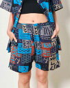 ■【POINT2倍】【BACANCES / バカンシーズ】 BC AFRICAN SHORTS(BC-042402)(ショーツ/BOTTOMS/UNISEX/2024SS)