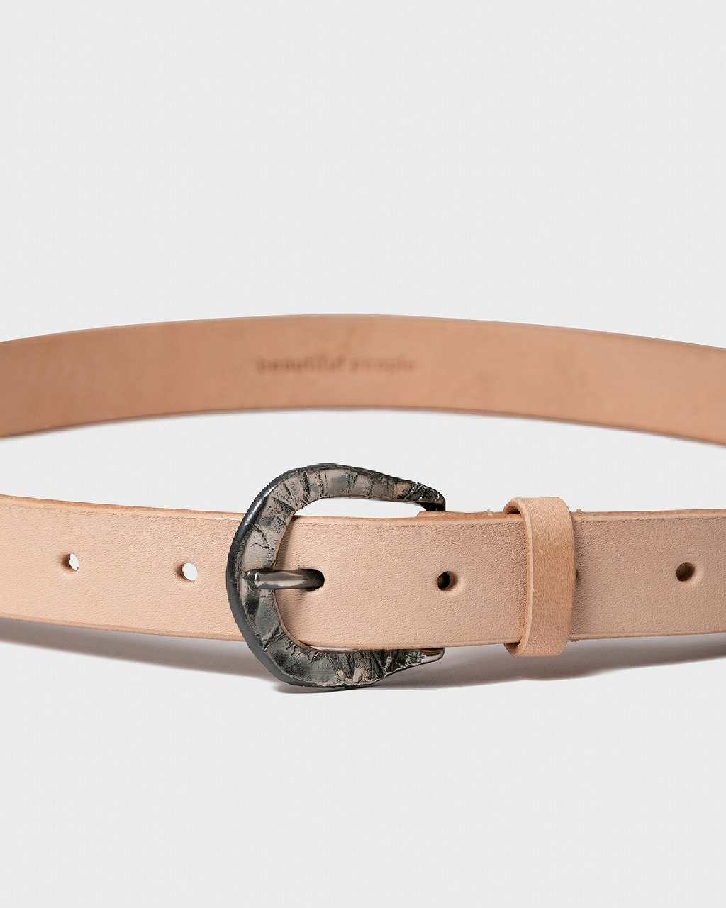 楽天UNIT【予約 6月末入荷分】【POINT2倍】【beautiful people / ビューティフルピープル】malleated buckle belt in cowhide（ベルト）