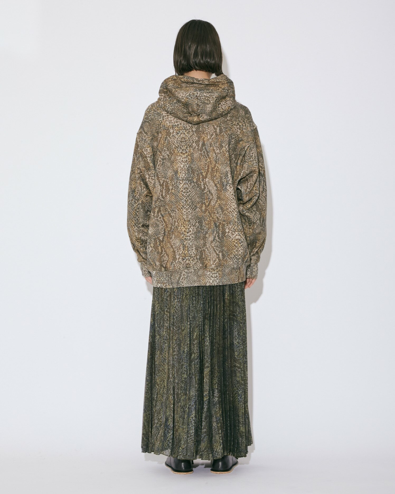 【POINT2倍】【beautiful people / ビューティフルピープル】yak sweat python pt pullover parka1445310049（パーカー、ブルゾン、アウター、24AW）