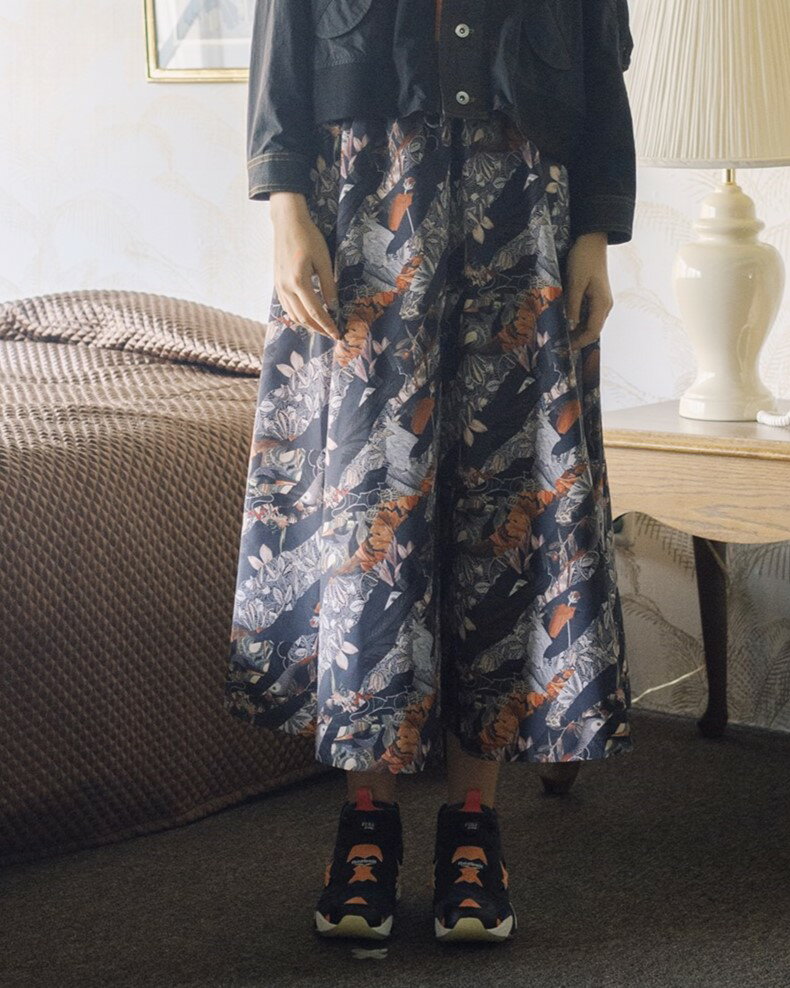 乐天商城 - 【POINT2倍】【bedsidedrama ベッドサイドドラマ】Arts & Crafts Circler Pants (BSD25SS-06) (2色）(lady's/レディース/UNISEX/ユニセックス/25SS)
