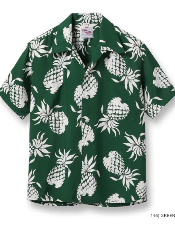 【POINT2倍】【DUKE'S PINEAPPLE / SUNSURF】 Lot No. DK36201 / DUKE KAHANAMOKU SPECIAL EDITION “DUKE'S PINEAPPLE” (SHORT SLEEVE)(SHIRTS/アロハシャツ//MENS/VINTAGE/レプリカ/ビンテージ/)