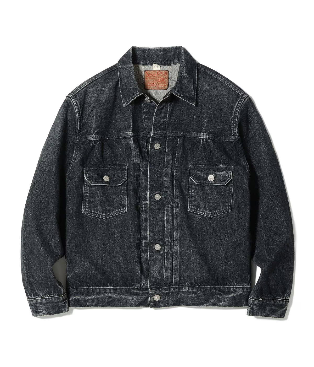 Rakuten - 【POINT3倍】【SUGAR CANE /シュガーケーン】Lot No. SC15650H / 14.25oz. BLACK DENIM JACKET 1953 AGED MODEL (アウター/ジャケット/MENS/VINTAGE/レプリカ/ビンテージ/LEVIS/リーバイス)