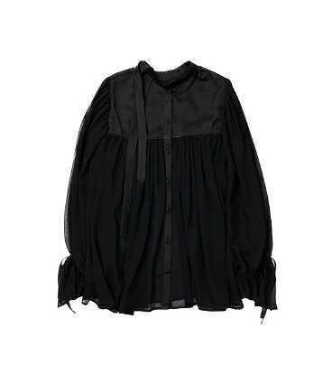【POINT2倍】【WIZZARDウィザード】REVERSIBLE GATHERED BLOUSE(シャツ/トップス)