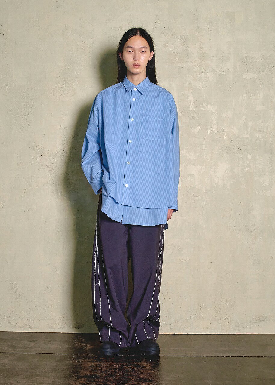【WIZZARDウィザード】【WIZZARD (ウィザード)】OVERSIZED LAYERED SHIRT（W25SS-SH030）(アウター/ジャケット/25SS)