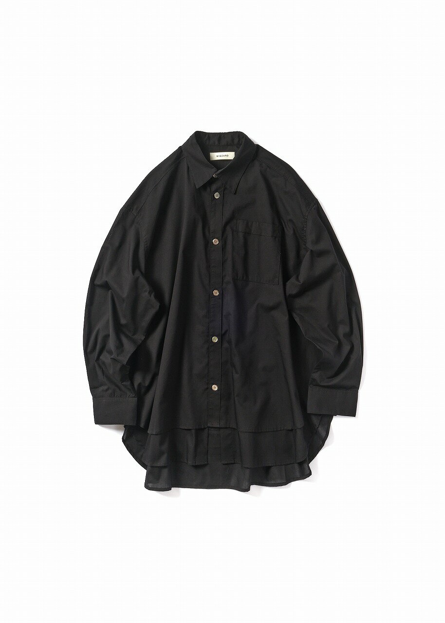 【WIZZARDウィザード】【WIZZARD (ウィザード)】OVERSIZED LAYERED SHIRT(W25SS-SH030)(アウター/ジャケット/25SS)