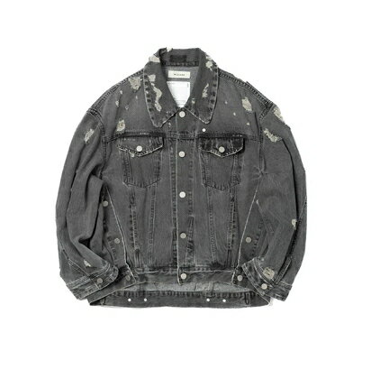 ️【 商品説明 】 サードタイプとセカンドタイプのデニムジャケットを解体、再構築したデザインはテーマから抽出された制作過程にある試作段階をコンセプトにイメージしたドッキングデザインが特徴の1着です。 後ろ身頃は前身との角度を変えボリュームの...