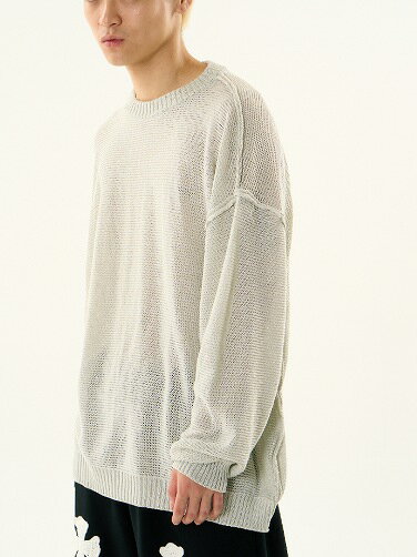 Rakuten - 【POINT2倍】【DISCOVERED ディスカバード】BASIC OUTSEEM RAME CREW KNIT(3色)(トップス/ニット/25SS)