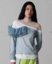 【25ss】【FACETASM ファセッタズム】ASYMMETRICAL LAYERD LONG SLEEVE TEE(レディース)(トップス/Tシャツ/UNISEX/25ss)