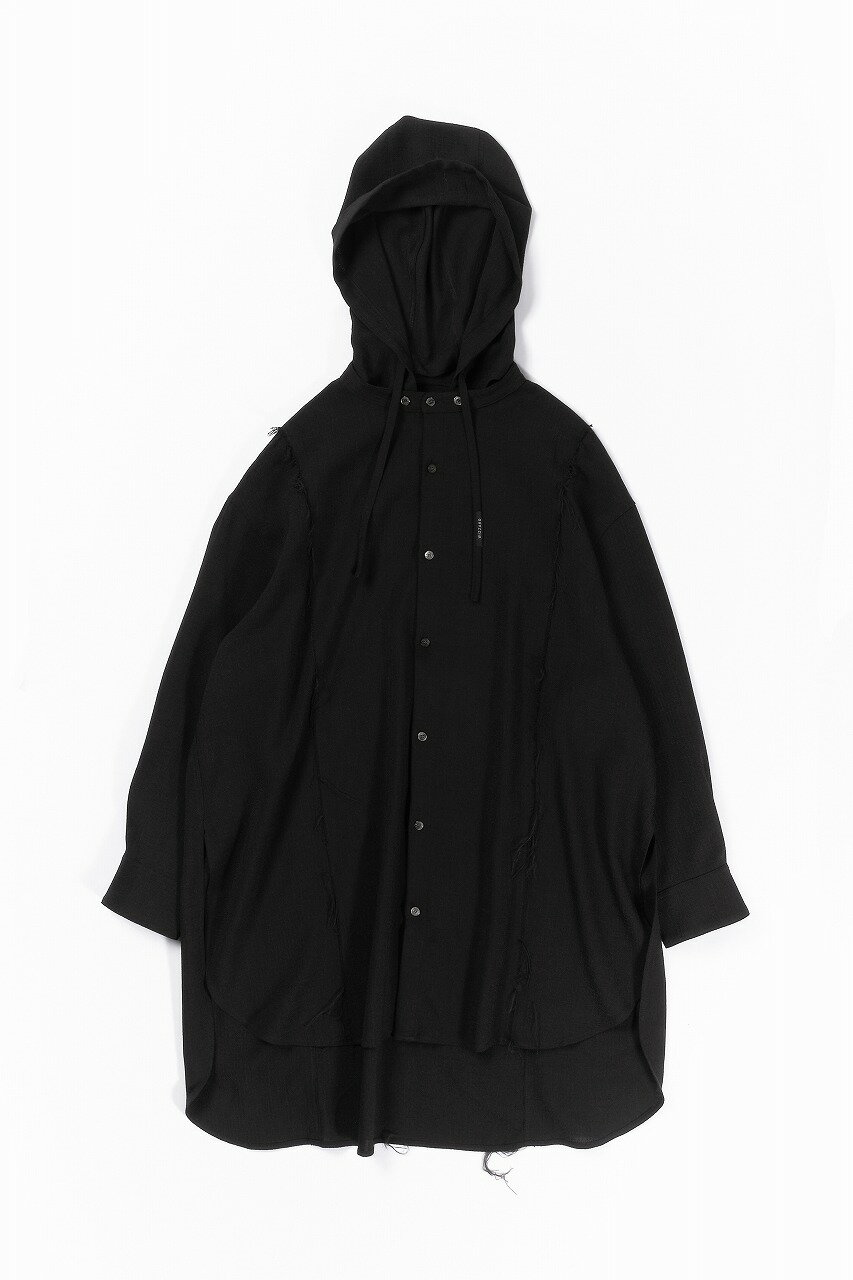 Rakuten - 【POINT2倍】【WIZZARDウィザード】 LONG HOODED SHIRT(アウター/フーディー/25AW)