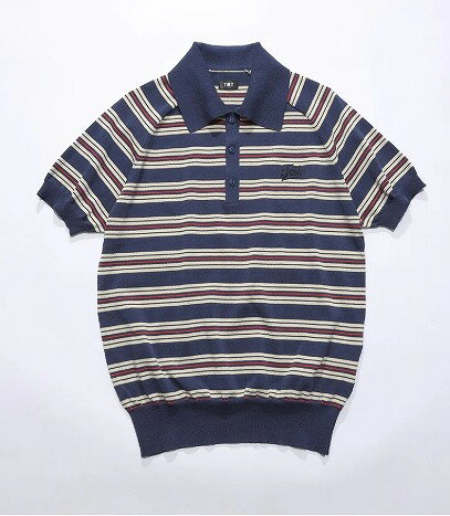 Rakuten - （TMT）DRY KNIT BORDER POLO SHIRTS（TKNS2501）