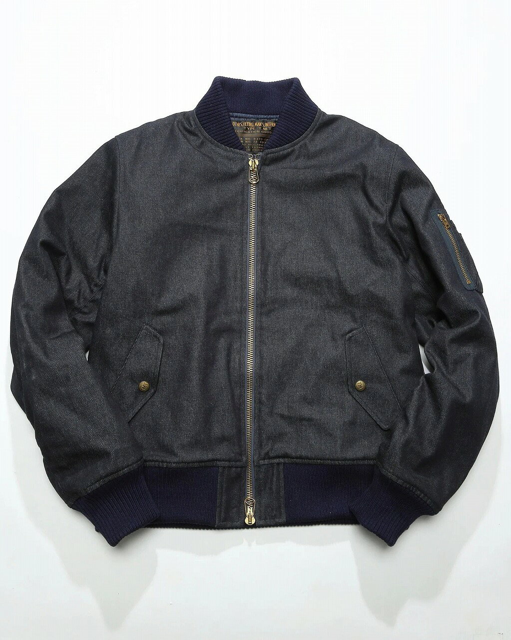 Rakuten - ●【TMTティーエムティー】MA-1 DENIM JACKET /TJKF2502 (デニム/MA1/25AW)