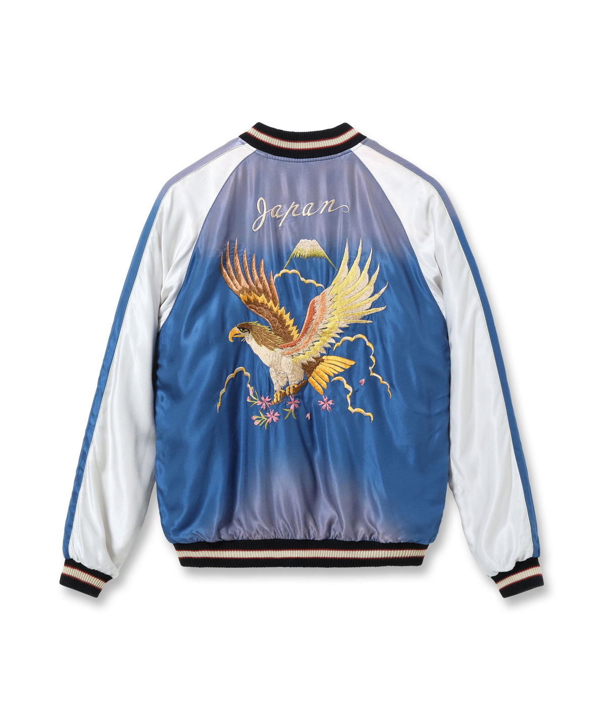 楽天UNIT【POINT5倍】【TAILOR TOYO テーラー東洋】Mid 1950s Style Acetate Souvenir Jacket “RED TIGER” × “EAGLE” （AGING MODEL）（TT15793-119）（スカジャン、スーベニアジャケット、アウター、アラスカ、蛇髑髏、スカル）