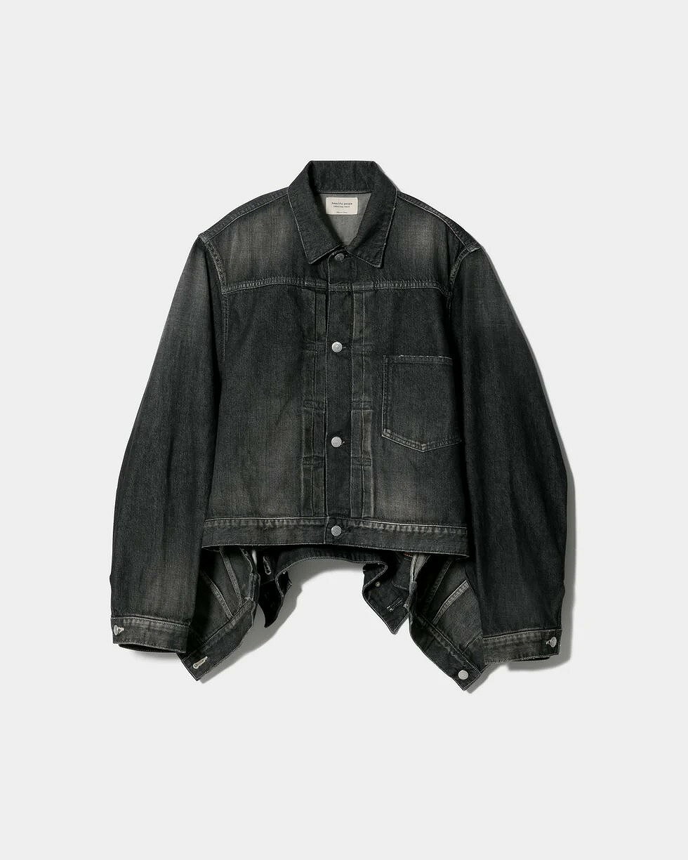 乐天商城 - 【POINT3倍】【beautiful people / ビューティフルピープル】double-end lefthand twillblouson vintage （1616102027）（ブルゾン、デニムジャケット）